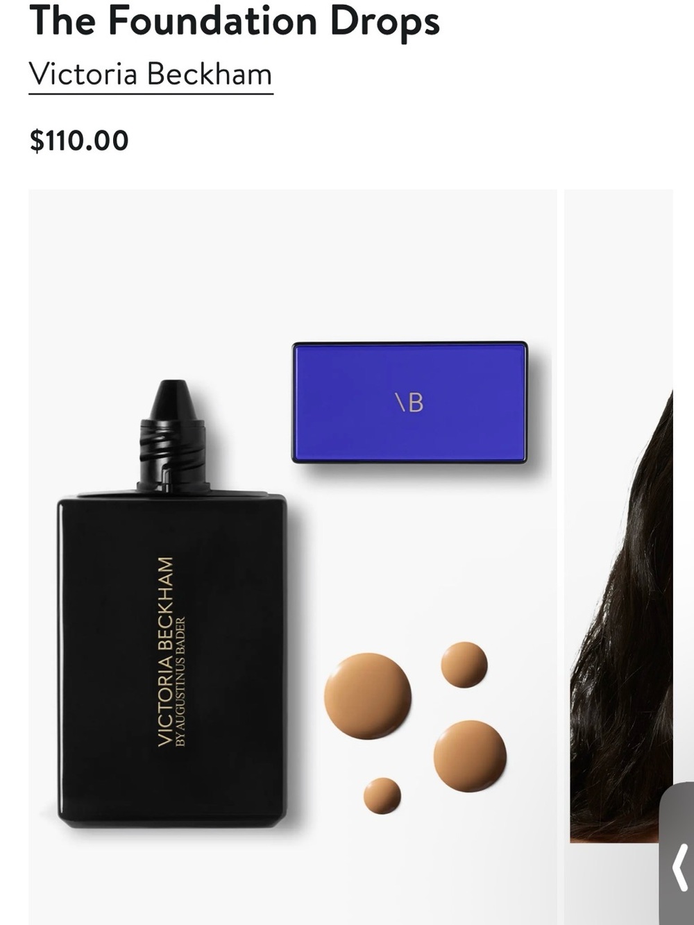 Victoria Beckham The Foundation Drops in Shade Light 4